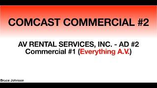 Our television commercial for Comcast Effectv