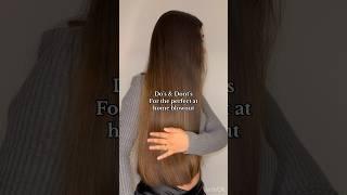 Do’s/ Don’t at home Blowout #shorts #blowout #hairtips #haircare #hair #hairstyle