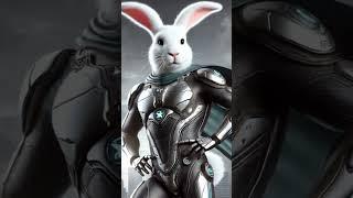 Superhero Rabbit ?  #shorts #AI #AIPictures #AIContent #AIPics