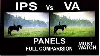 IPS vs VA Panels | Technical & Practical Live Comparison | TN vs VA vs IPS | #VA #IPS #VAvs #IPSvs