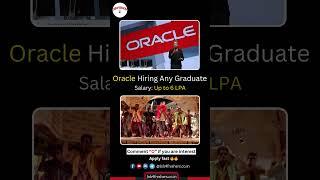 Oracle Off Campus Drive for Support Analyst | Apply Now! #oracle #offcampusdrive @Job4freshers