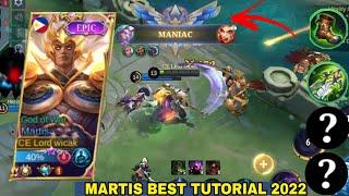 MARTIS (THE FORGOTTEN FIGHTER )AUTO NEW META BUFF  BUILD AND EMBLEM || MARTIS BEST BUILD 2022 - MLBB