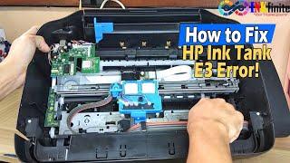 HP Ink Tank 310 / 415 / GT 5810 / GT 5820 E3 Error Solution Tagalog Tutorial | INKfinite