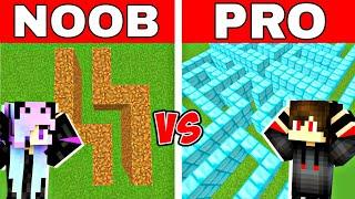 NOOB VS PRO: GIANT MAZE BUILD CHALLENGE