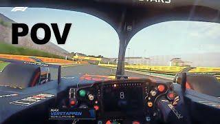 F1 VISOR CAM: Max Verstappen's 2023 Japanese GP Pole Lap Through Helmet Cam |#AssettoCorsa