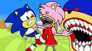 SHIN SONIC TAPES : AMY BECAME SHIN AMY TAPES (sonic cartoon animation)