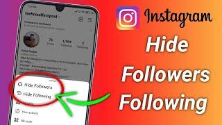 How to Hide Instagram Followers and following | Instagram पर Followers Hide कैसे करें |Tips & Tricks