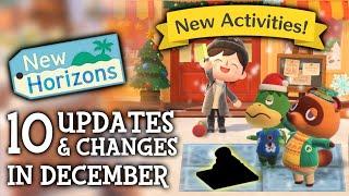 10 UPDATES & CHANGES in December 2024 (New Activities) - Animal Crossing New Horizons