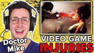 Real Doctor Evaluates Injuries In Video Games Ft. Doctor Mike