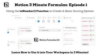 Notion Formulas 2.0: Create A Basic Scoring System Using Checkboxes