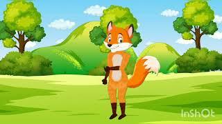 fox man green screen cartoon character/green screen cartoon free