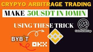 Crypto Arbitrage Trading Was Hard UNTIL I Discovered This Trick - $50 In 10Min