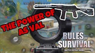 AS VAL Senjata HARAM!! - Rules of Survival Mobile - Indo