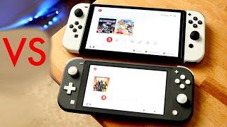 Nintendo Switch OLED Vs Nintendo Switch Lite! (Comparison) (Review)