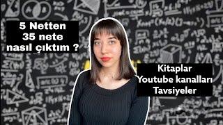 TYT MATEMATİKTE 5  NETTEN 35 NETE NASIL ÇIKTIM ? | kitap-çalışma tavsiyeleri, Boğaziçi kazanmak...