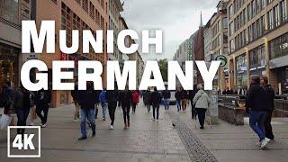 MUNICH Old Town October 2021 Germany • Real Time Virtual Walking Tour Ambiance in 4K ASMR