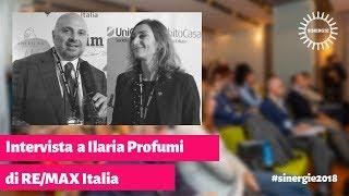 Sinergie2018 | Gerardo Paterna intervista Ilaria Profumi di RE/MAX Italia