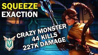 Crazy Monster 44 Kills 227K Damage Squeezë Cassie Paladins Competitive (Master) EXACTION
