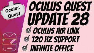 Oculus Quest 2 [deutsch] Funktionen von Update 28 | Oculus Air Link | 120 Hz Oculus Quest 2 Firmware