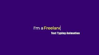 Multiple Text Typing Animation Javascript | typewriter effect | Text Typing Animation Using HTML CSS