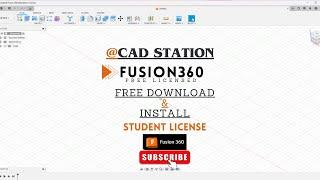 [Free] DOWNLOAD Autodesk Fusion 360 | INSTALL FOR 1 YEAR | STUDENT LICENSE