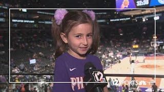 6-year-old girl born into Suns super fandom