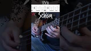 Schism by Tool Bass and Guitar Riff with Tab