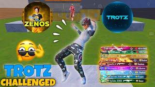 BEST FUNNYWOW GAMEPLAY WITH TROTZ CHALLENGED ME1VS1 GUN GAME DEATH MATCHPubg Mobile