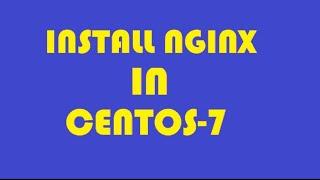 HOW TO INSTALL NGINX WEB SERVICE IN CENTOS-7 | STEP-BY-STEP-TUTORIAL - Techn Trainer