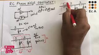 #44 Ladder network oscillator / RC phase shift oscillator || EC Academy