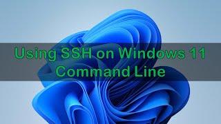 Using CMD to SSH from Windows 11 to Linux