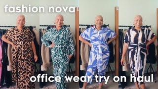 Fashion Nova Office Wear Haul!