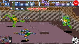 Level 2 Teenage Mutant Ninja Turtles IV Turtles in Time JAP 1992 (Nintendo SNES)