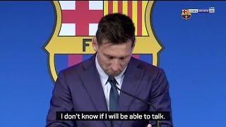 Messi's farewell press conference