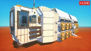 Let's Build the Mars Supply Ship! - Scrap Mechanic [LIVE]