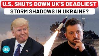 Trump Says No More? U.S. Grounds Britain’s Storm Shadows in Ukraine as Russia Rains Hell on Kyiv?