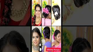 Party wedding hairstyles | Easy Indian Hairstyles for party and wedding | Shinny Roops