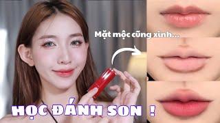 TỰ HỌC MAKEUP | CÁCH ĐÁNH SON CHO TỪNG DÁNG MÔI CHO NGƯỜI MỚI | Tips hack môi căng mọng !