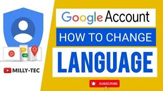 How To Change Language On Google Account 2022