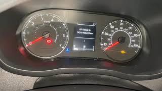 2020 Renault Master service light reset procedure