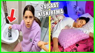 24 SAAT BOYUNCA MELİKEYE KIŞKIRTMA YAPTIM!! (ORTALIĞI YIKTI)