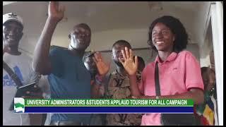 UNIVERSITY STUDENTS EMBRACE TOURISM FOR ALL CAMPAIGN