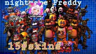 virtual droid 2 nightmare Freddy skin pack | 15#skins | #vd2skins