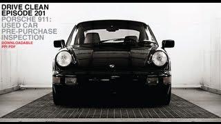 Porsche 911: Used Car Pre-Purchase Inspection -- /DRIVE CLEAN