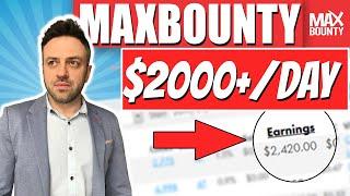 MaxBounty CPA Marketing $2000+/DAY Method 2020 (Full Walkthrough & Tutorial)