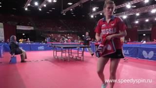 CHERNORAY Daria - WOLF Jennie. 2016 World Junior Table Tennis Championships,FHD