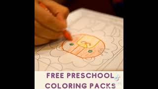 Free #coloring for preschoolers #preschool #kindergartenworksheets #preschoolfun #preschoolmom