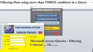 Displaying Data with Multiple Conditions or Criteria in Microsoft Access Queries | Select Query