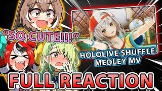 𝐃𝐑𝐔𝐍𝐊 HoloCOUNCIL REACTING to HOLOLIVE Shuffle Medley MV