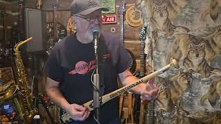 Baseball Bat Guitar - We Will Rock You by Queen - Terry Mojo Johnson's One-Man Band